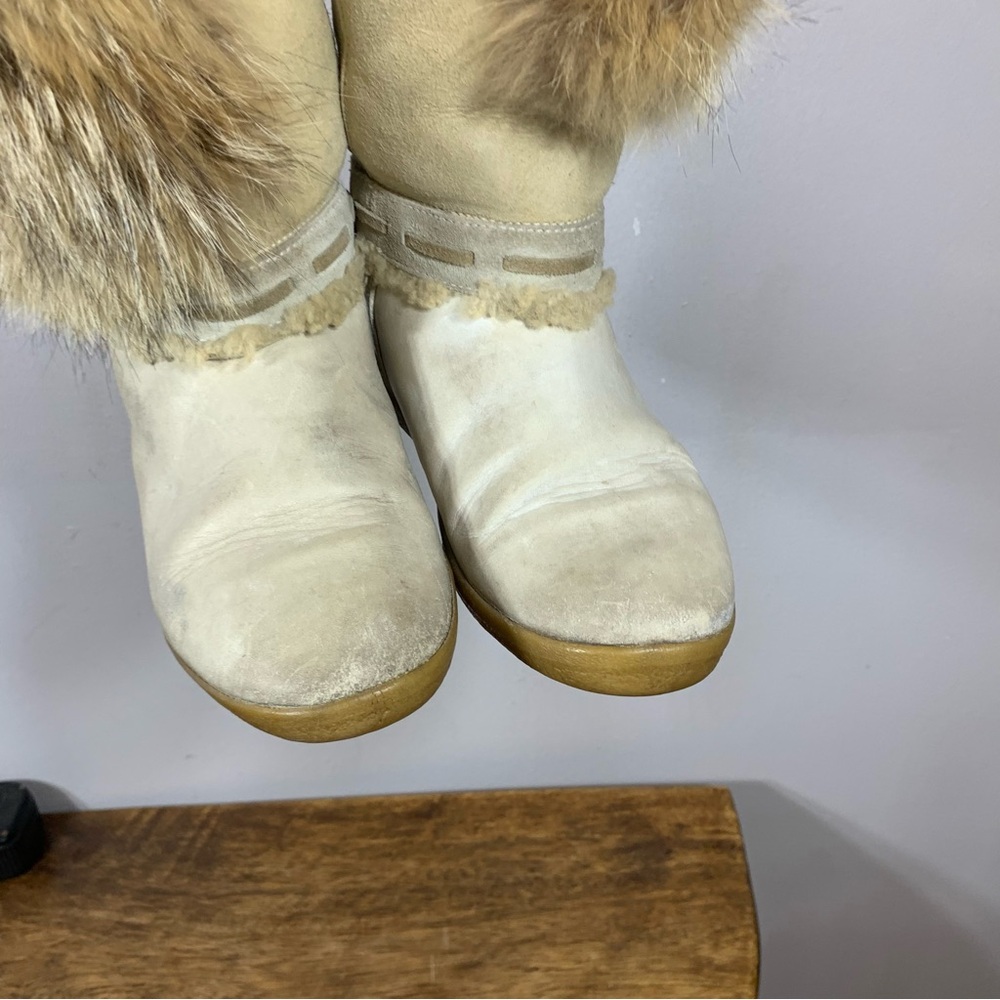Vintage winter fur boots - Picture 8 of 13